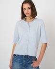 Short Sleeve Cashmere Cardigan