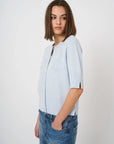 Short Sleeve Cashmere Cardigan