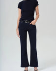 goldie kick flare in navy