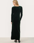 Dida Velvet Dress - Evergreen