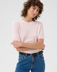 Natanya Crew Neck - Rose