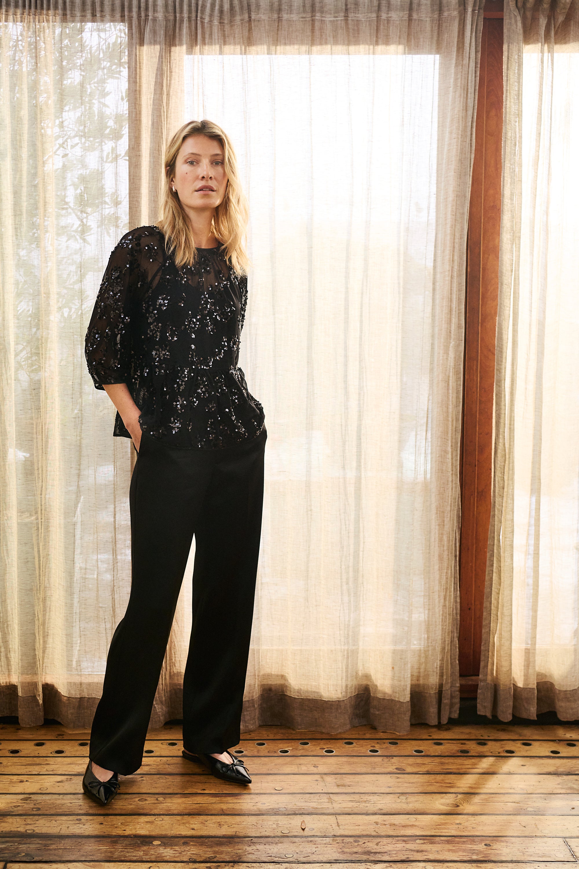 Vivian Sequin Blouse