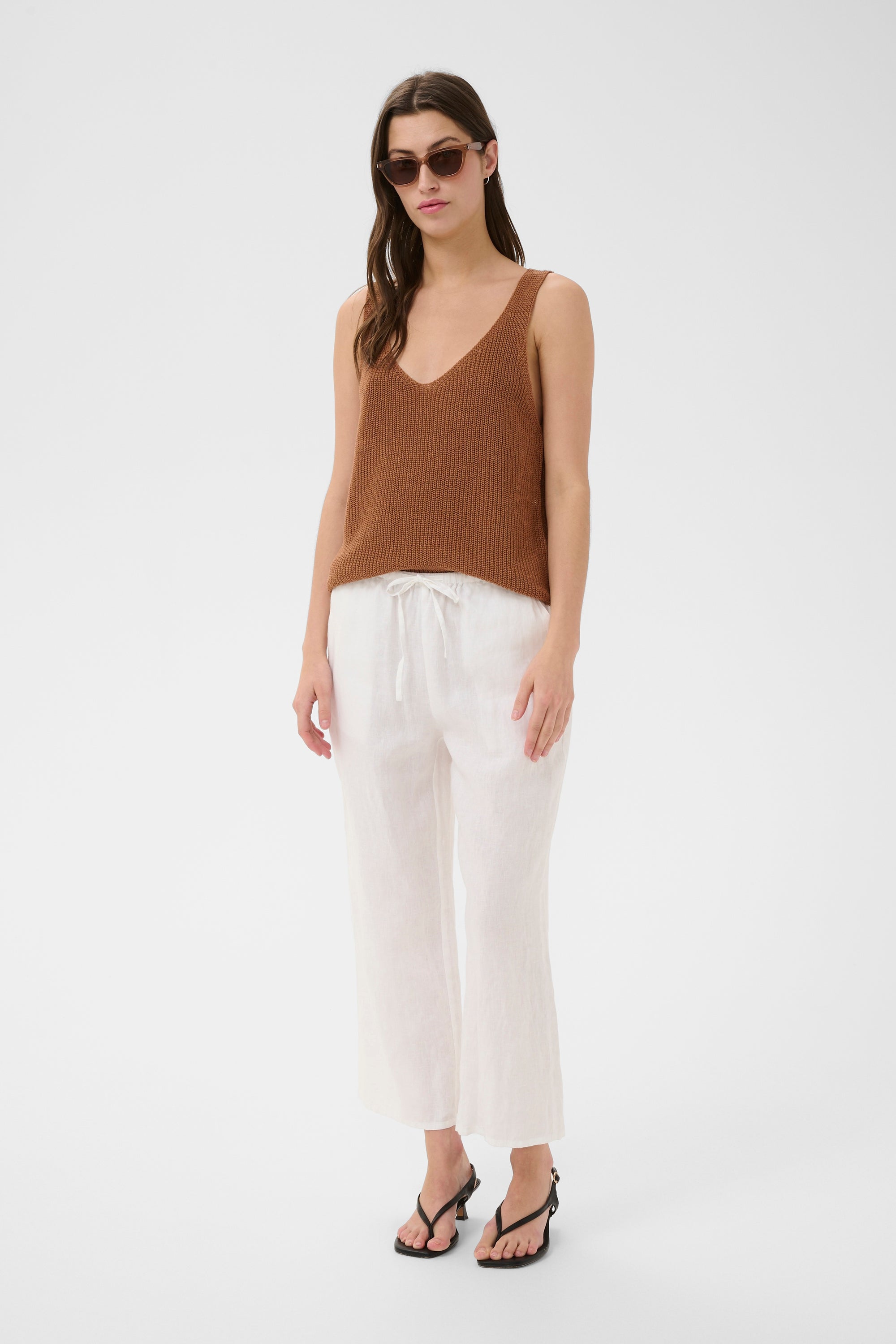 Berita Linen Crop Trouser