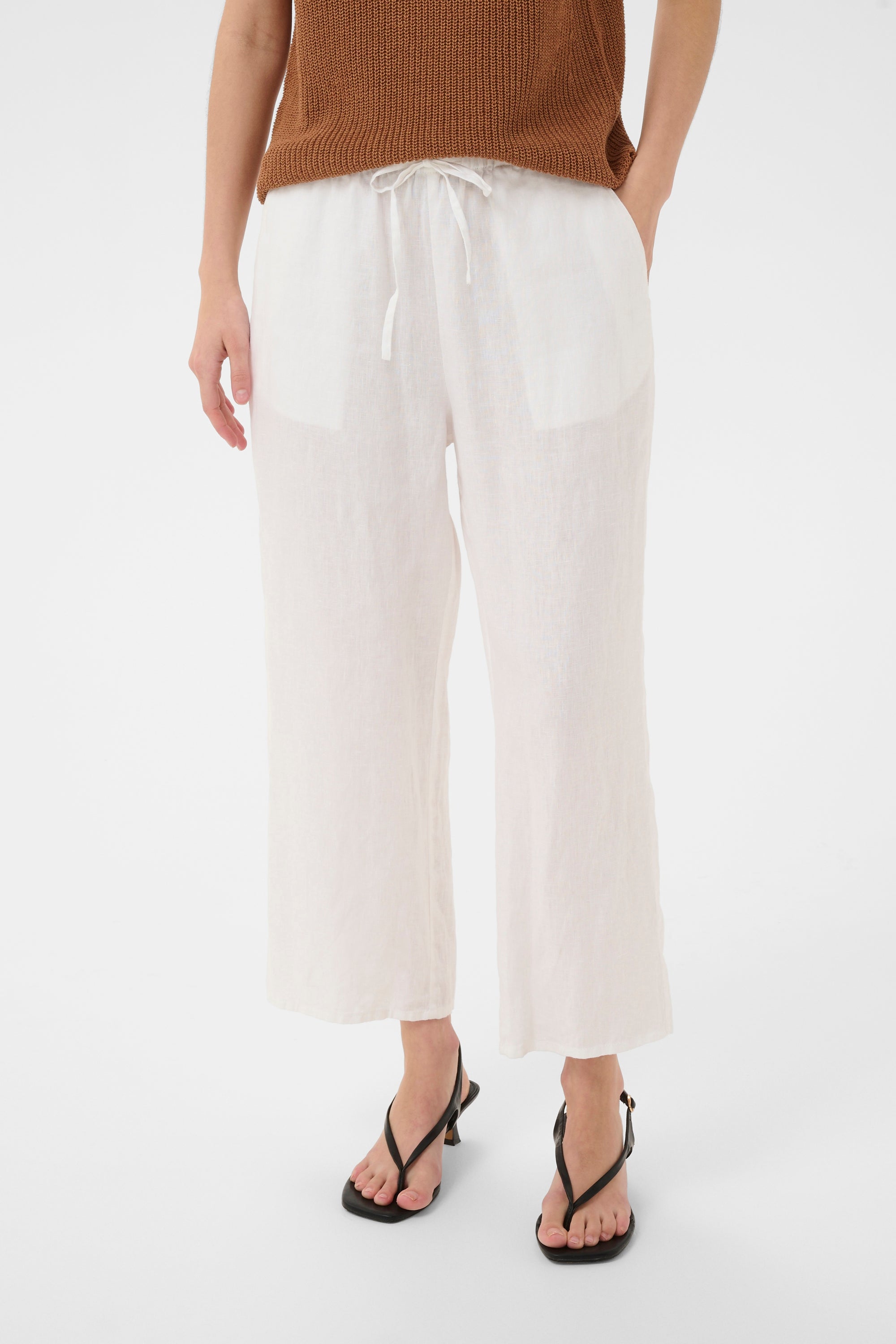 Berita Linen Crop Trouser