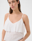 Brigita LinenTop - White