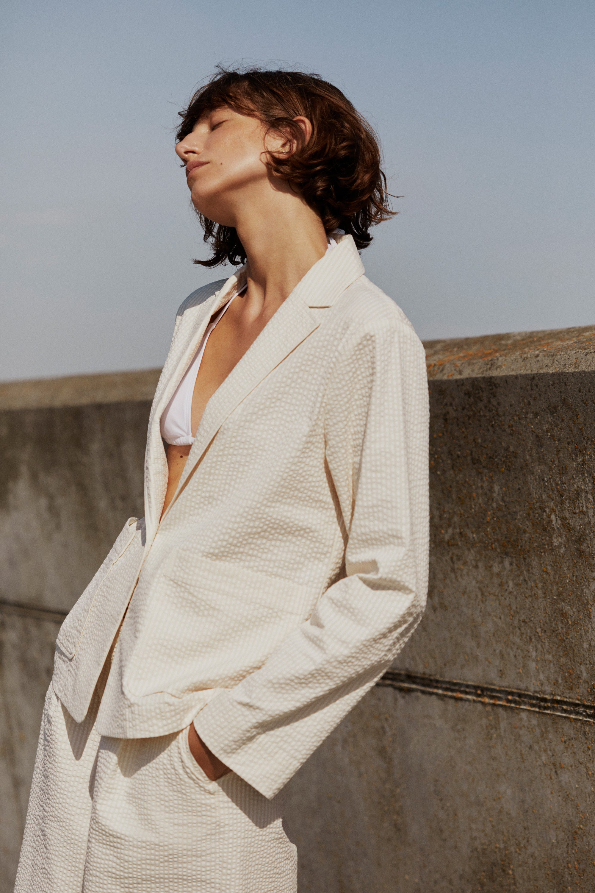 Briddi Blazer - Whisper White