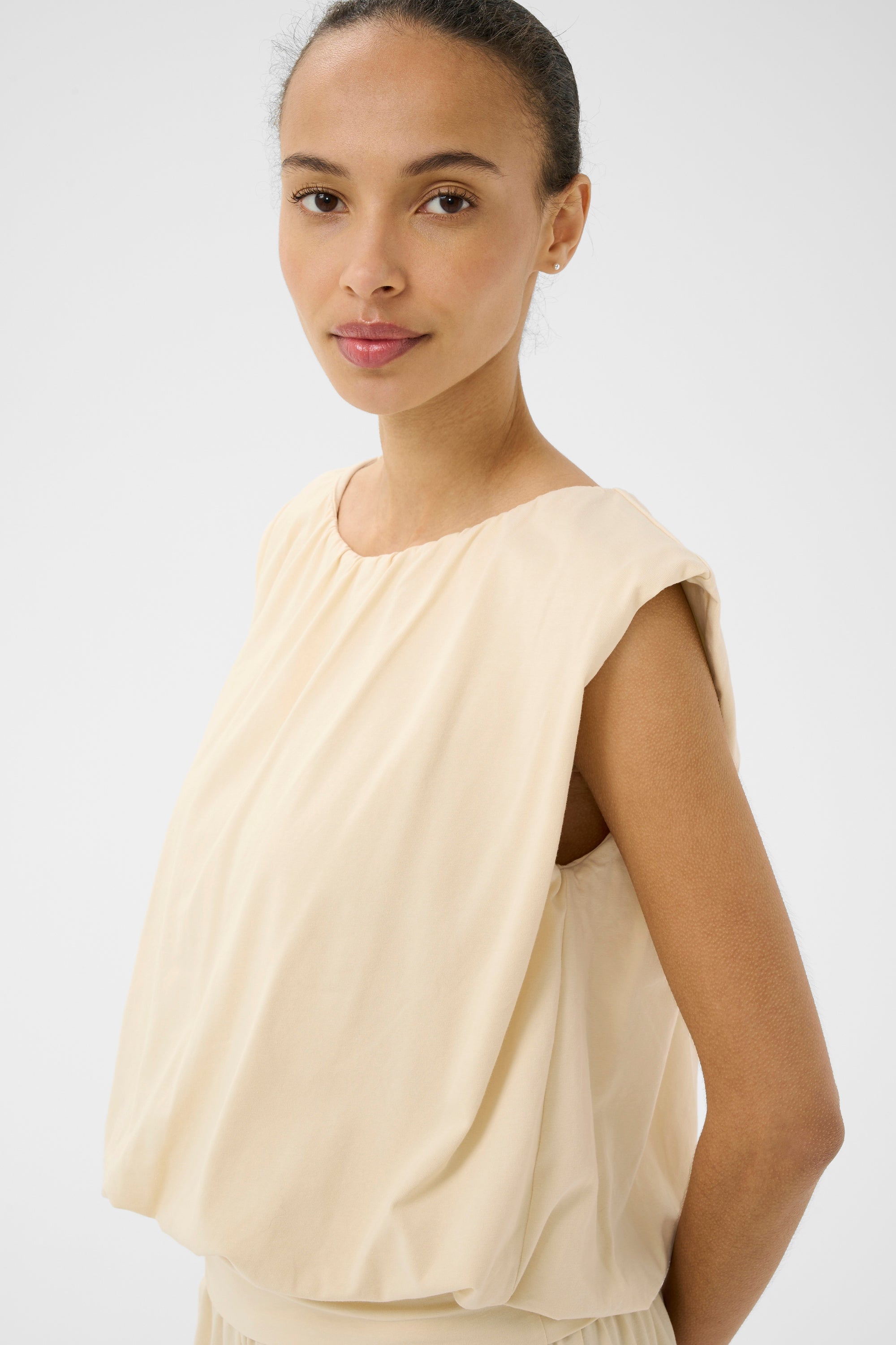 Berthine Top - Sandshell