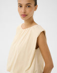 Berthine Top - Sandshell