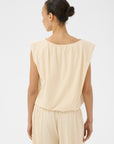 Berthine Top - Sandshell