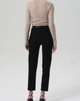 caia straight in plush black