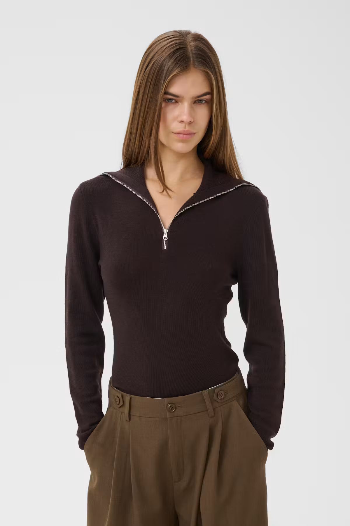Rosalie Pullover - Ganache