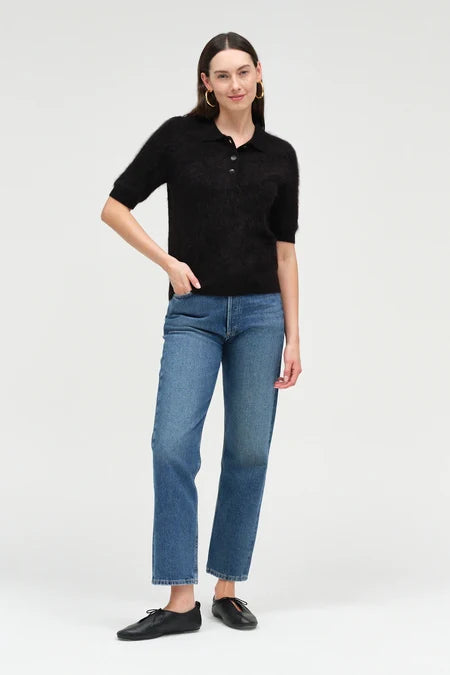 BRUSHED CASHMERE POLO