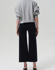 lyra wide leg crop in corduroy