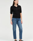 BRUSHED CASHMERE POLO