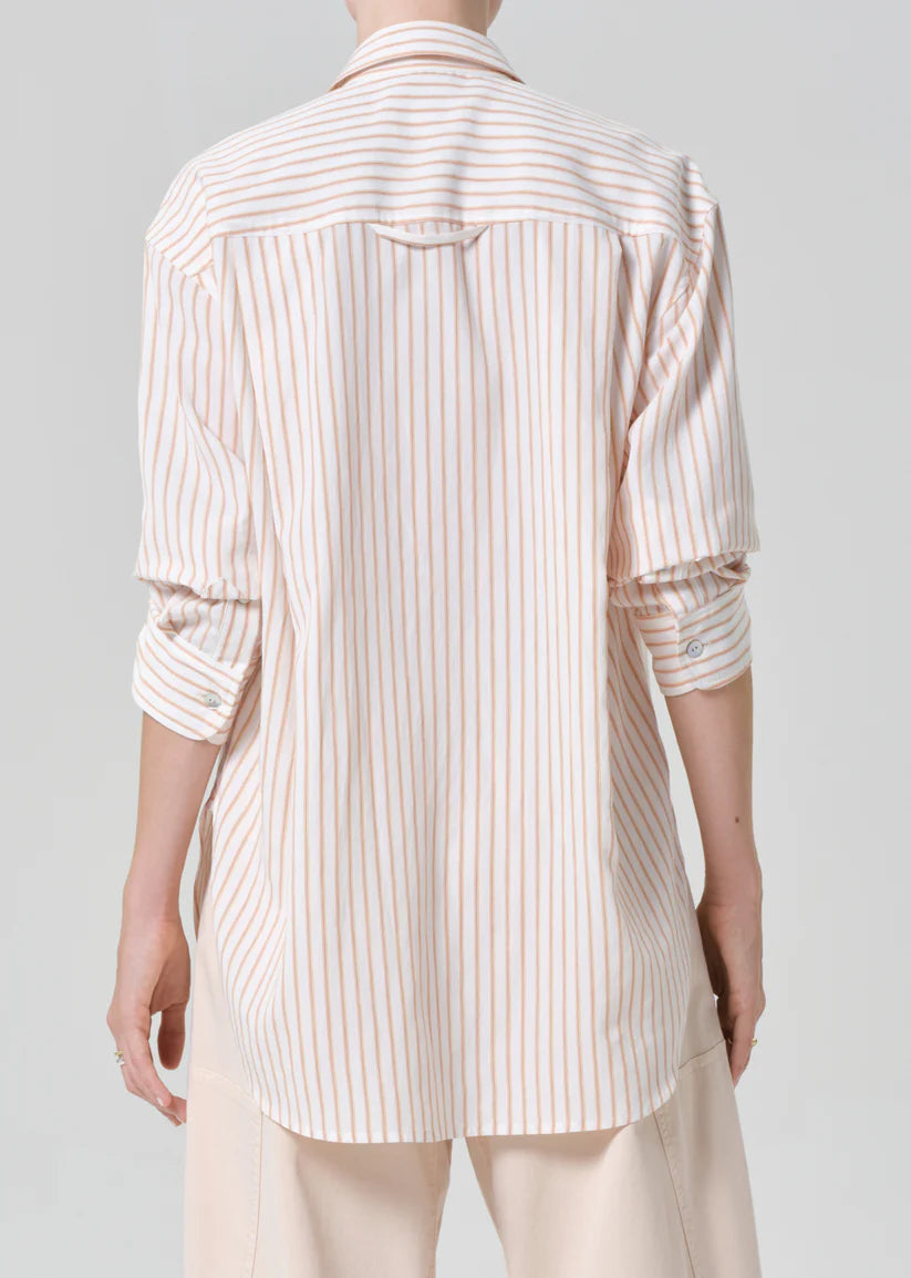 Kayla shirt in sherbet stripe