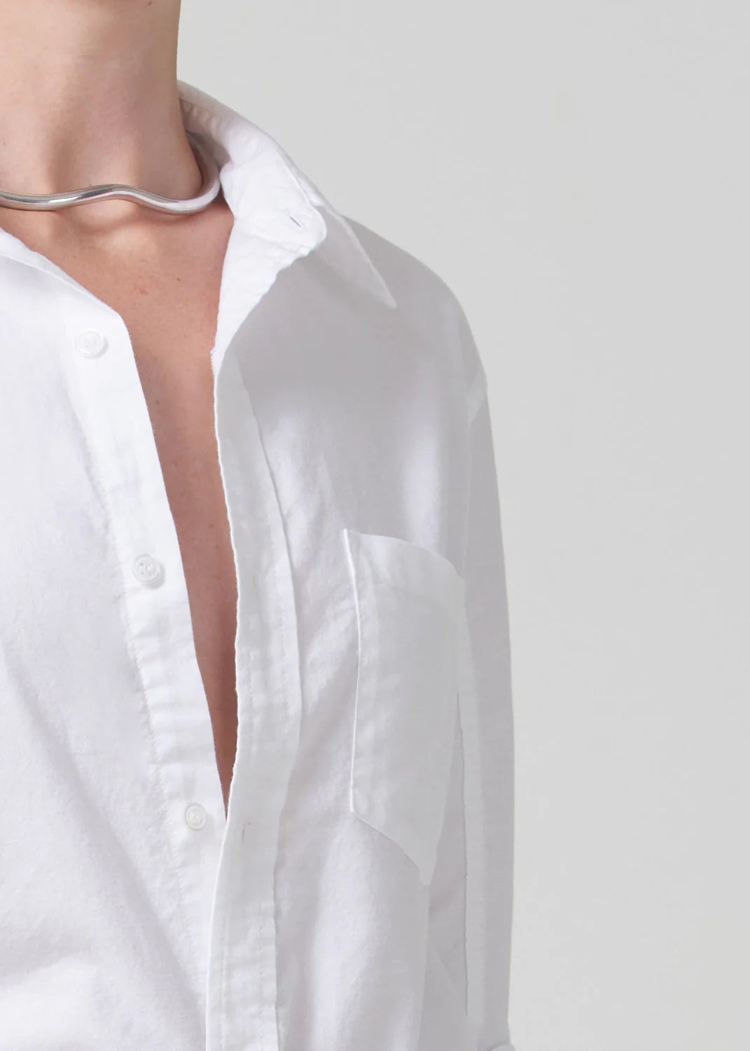 Optic White Kayla Shirt (Shrunken)