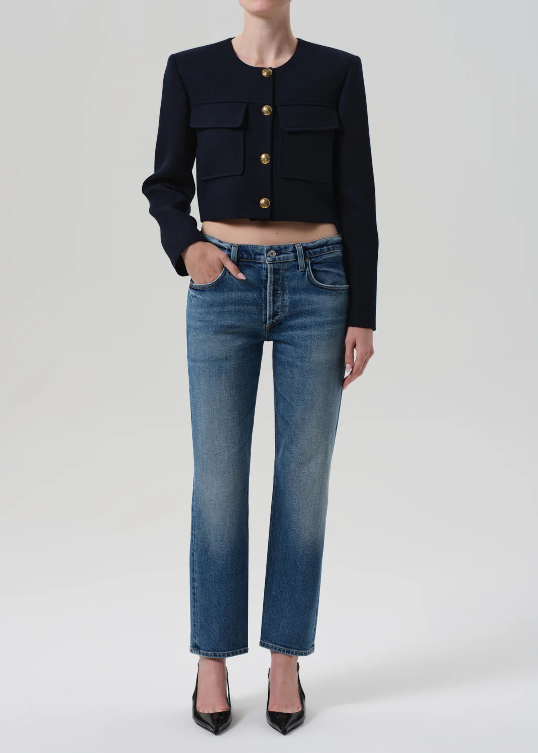 sophia jacket in navy