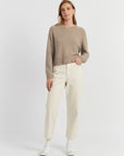 Pure Cashmere V Neck - OATMEAL