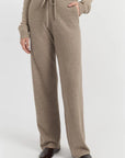 Pure Cashmere Wide Leg- OATMEAL