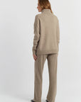 Pure Cashmere Wide Leg- OATMEAL