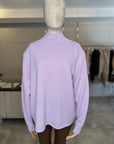 Funnel Neck Sweater - LILAC -ONE SIZE