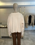 London Cashmere Blend V - Cream ONE SIZE