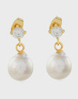 Cassandra Earring - White Pearl