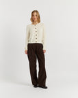 Cashmere Cable Cardigan