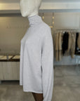 Funnel Neck Sweater - TAUPE - ONE SIZE