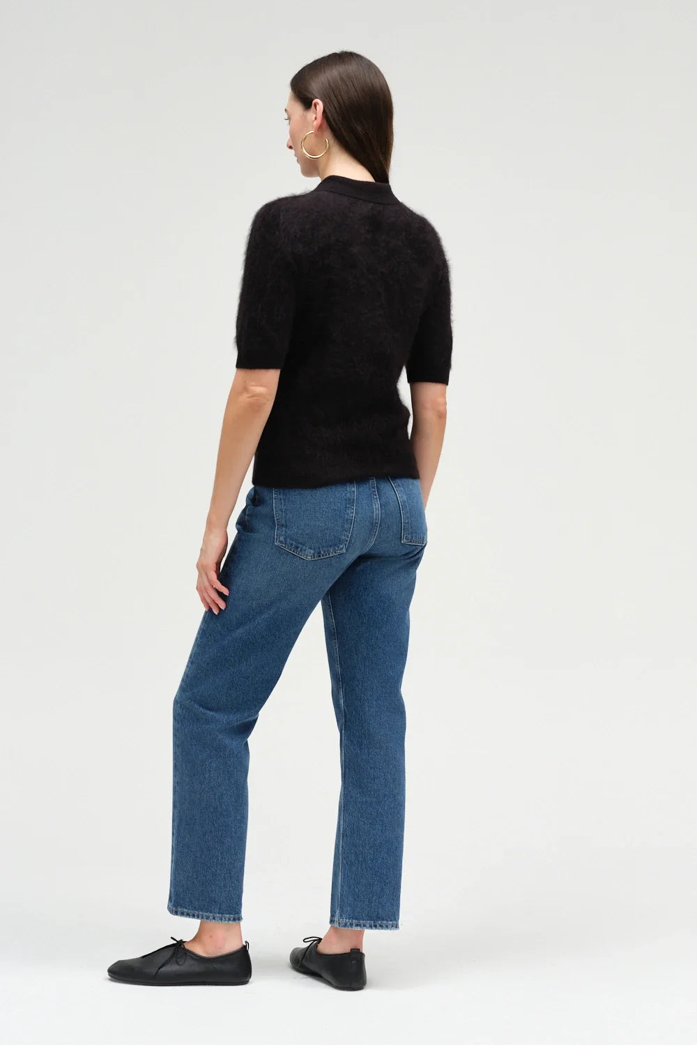 BRUSHED CASHMERE POLO
