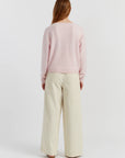 Brushed Cashmere Sweater - PINK