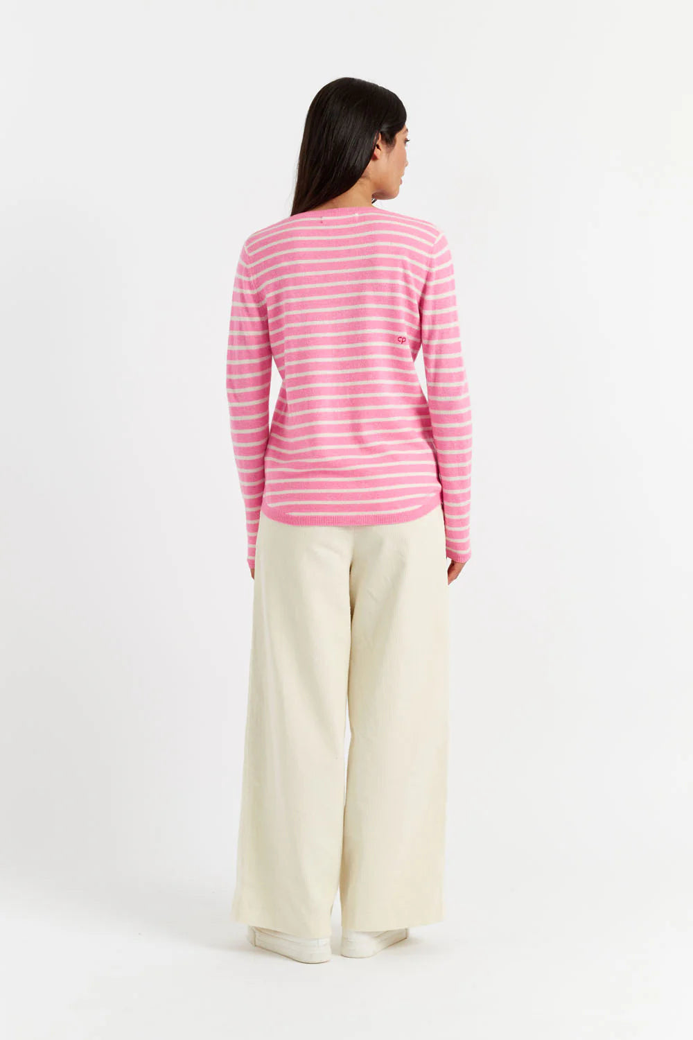 Breton Heart Sweater - Pink