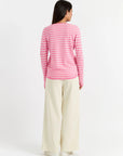 Breton Heart Sweater - Pink