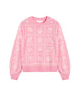 La Mer Printed Sweater - PUNCH PINK