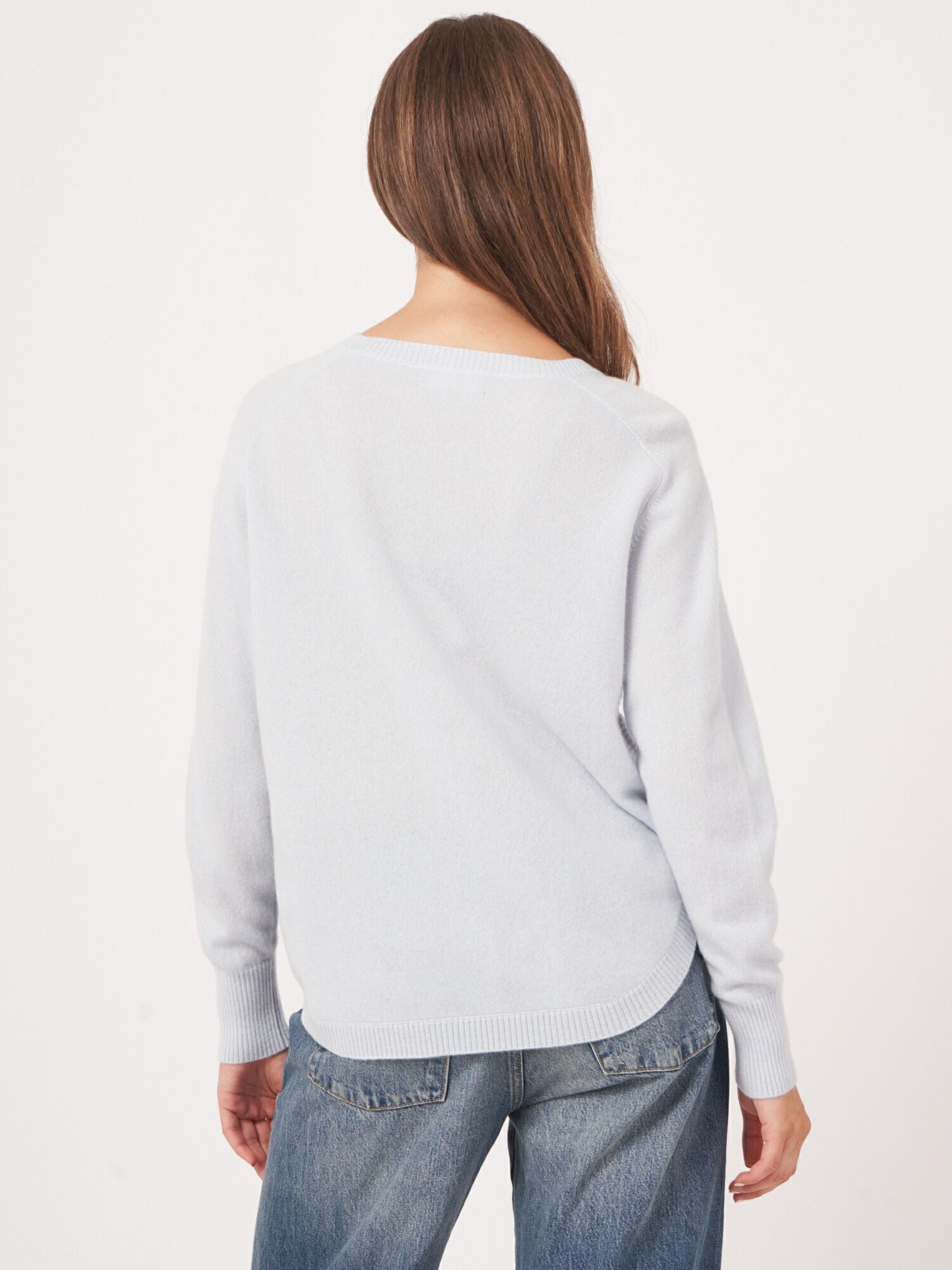 Cashmere Scallop Hem - Wave