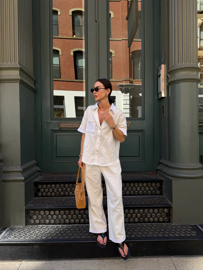 Raphody Trouser - French Linen