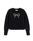 Embellished Bow Sweater