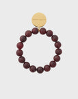 Mini Beads Flex Bracelet - Bordeaux Marble
