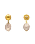 Champagne Organic Pearl Earring