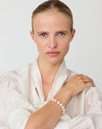 Ivory Rose Marble Flex Bracelet