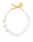 Studded Pearl Necklace