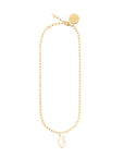 Single Studded Pearl Necklace