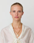 Single Studded Pearl Necklace