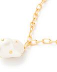Single Studded Pearl Necklace