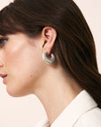 Moon Earring Iridescent