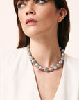 Organic Grey Pearl Necklace