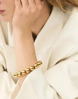 Mini Beads Flex Bracelet - Gold