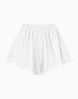 Paula Ruffled Shorts - White