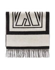 Logo Scarf - Black/Whisper White