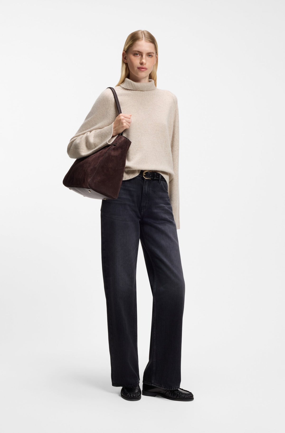 Falonso Cashmere Funnel Neck